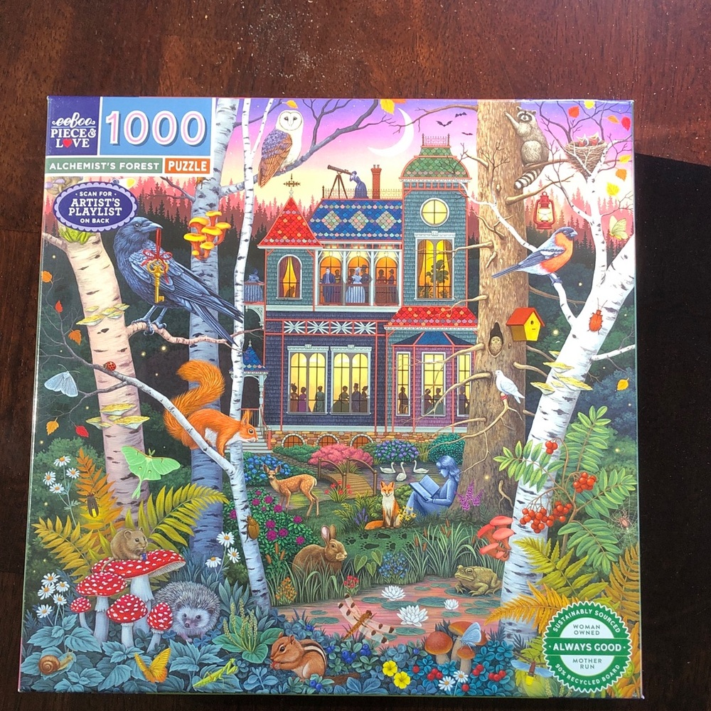 EeBoo Alchemist’s Forest 1000 piece puzzle